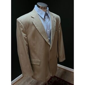 JOS A BANK Mens Tan Blazer‎ Sport Coat Jacket Size 46R